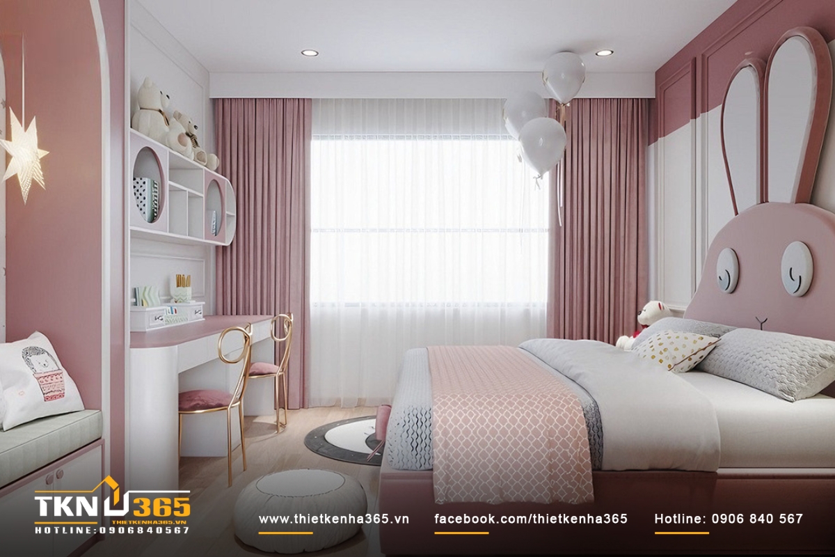 Phòng ngủ cho bé phù hợp với nhà 3 tầng 50m2