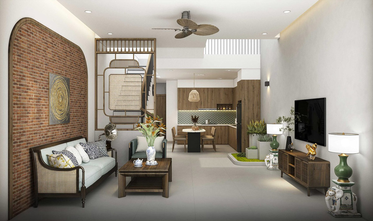 Phong cách Đông Dương (Indochine) được nhiều gia đình Việt yêu thích vì mang đến không gian sống sang trọng, ấm cúng và đậm dấu ấn văn hóa truyền thống.