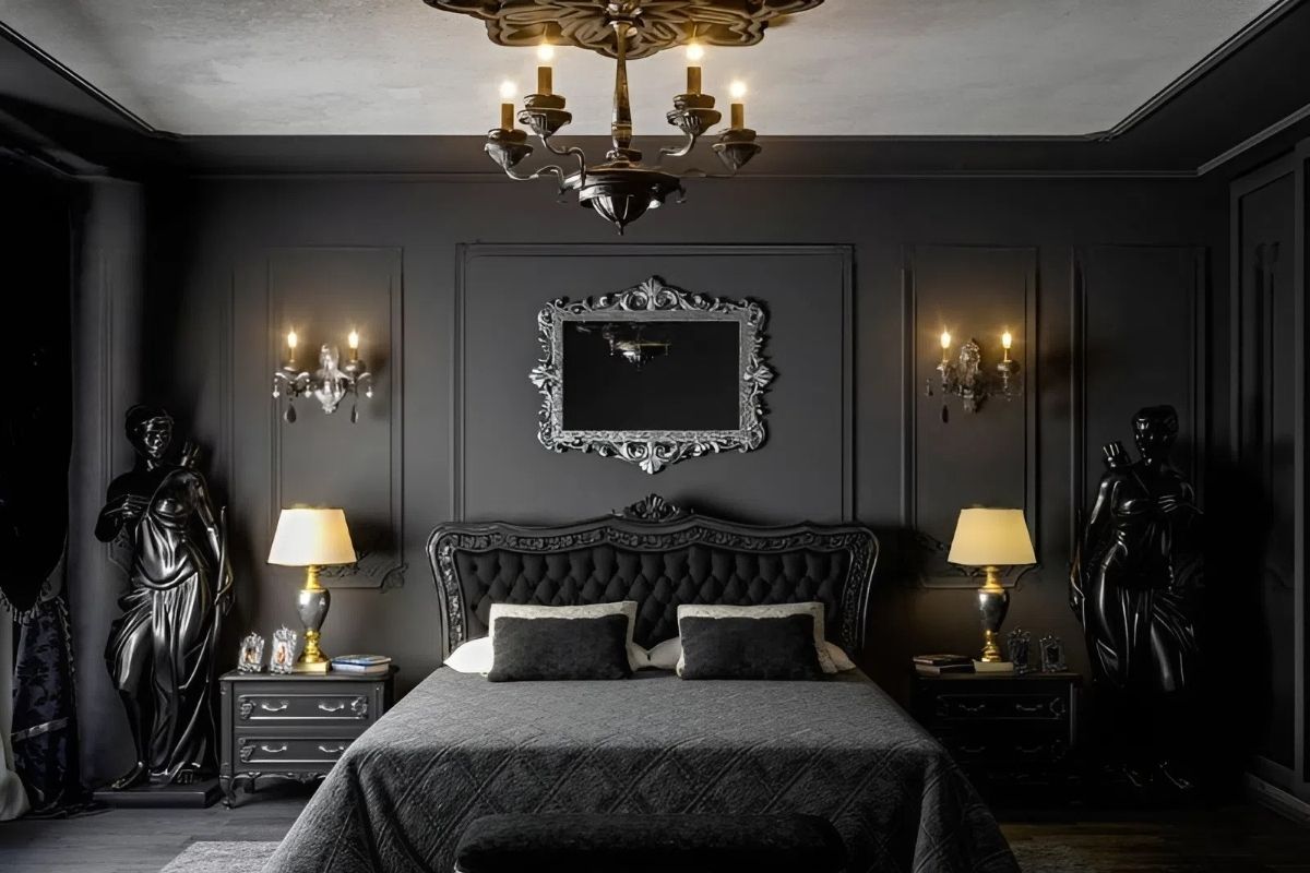 Tông màu đen trong thiết kế nội thất