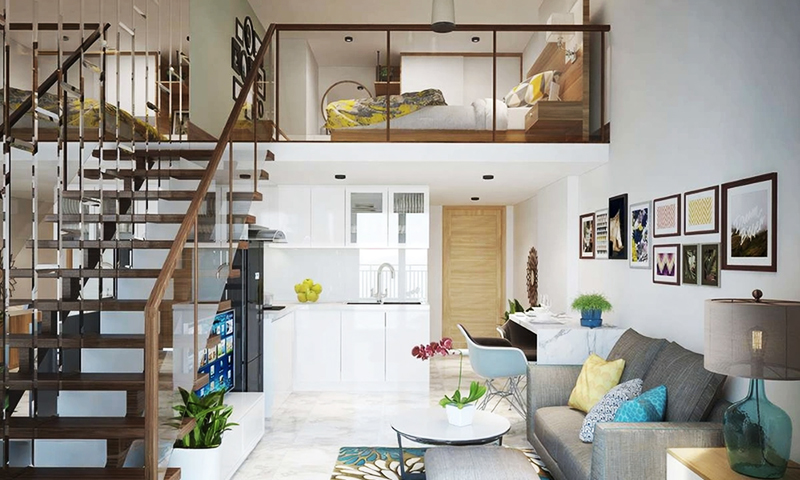 Xây nhà nhỏ 30m2 nên thêm tầng lửng