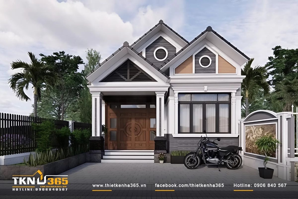 Thiết kế nh&agrave; m&aacute;i th&aacute;i cấp 4 c&oacute; thể linh hoạt thay đổi chi tiết theo c&aacute; t&iacute;nh của từng người