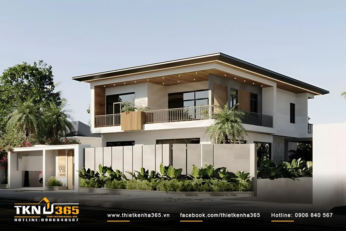 Ưu/ nhược điểm của kiến trúc biệt thự 2 tầng mái bằng