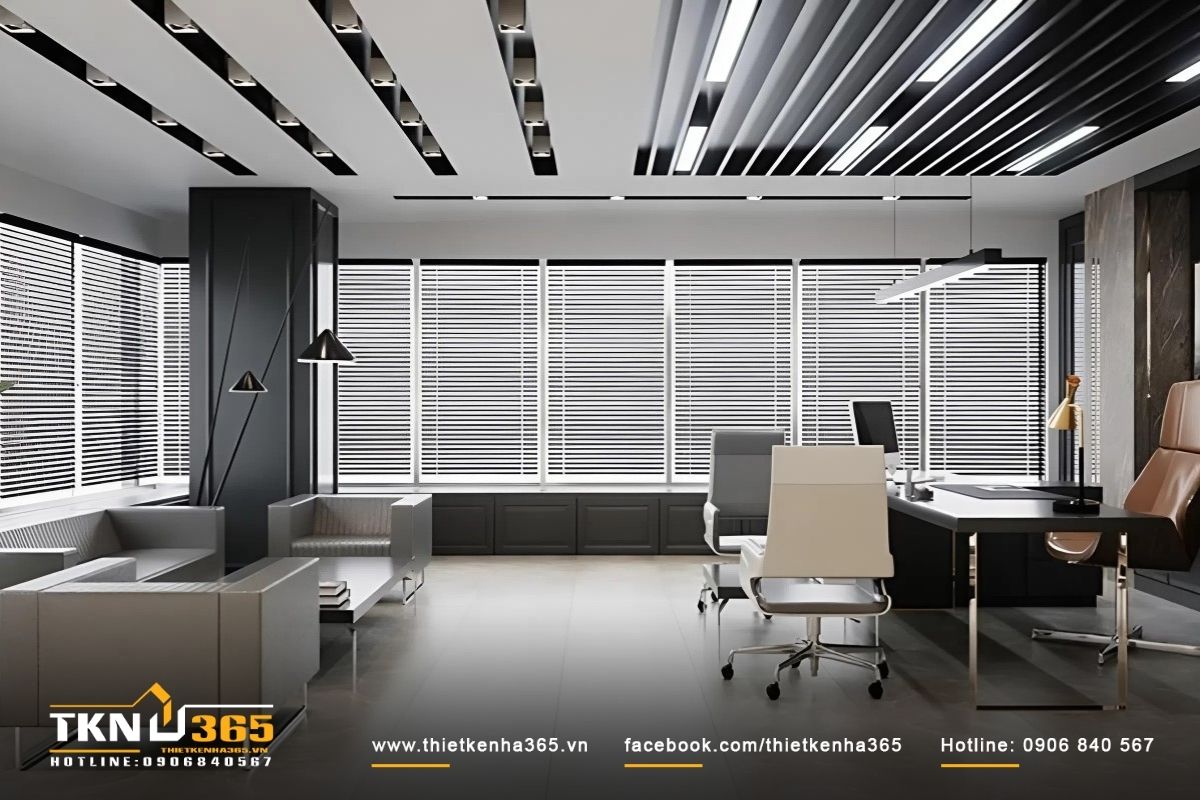 Thiết kế nội thất văn ph&ograve;ng gi&aacute;m đốc