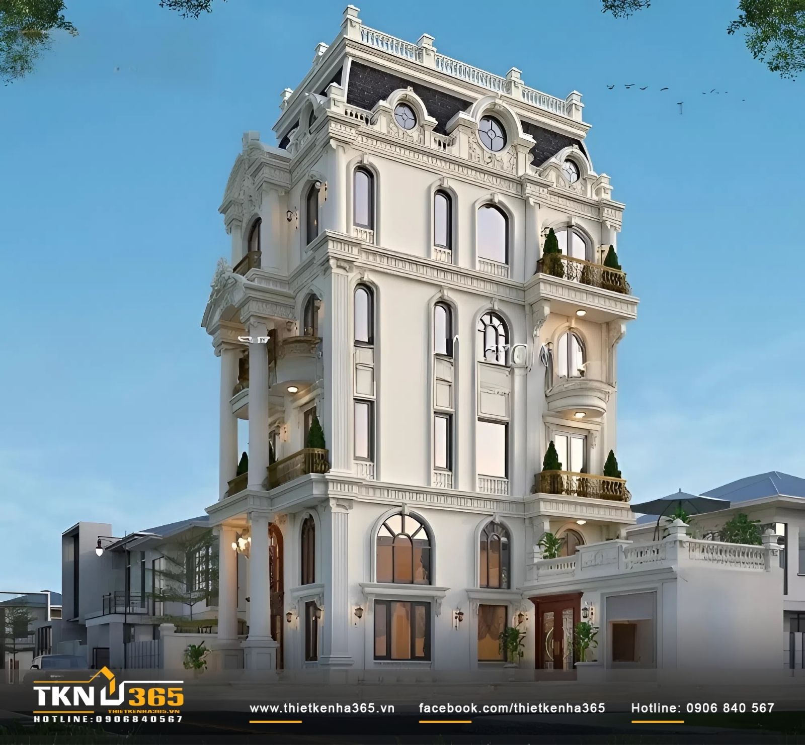 Vị trí biệt thự luôn được sắp xếp khoa học, hợp lý