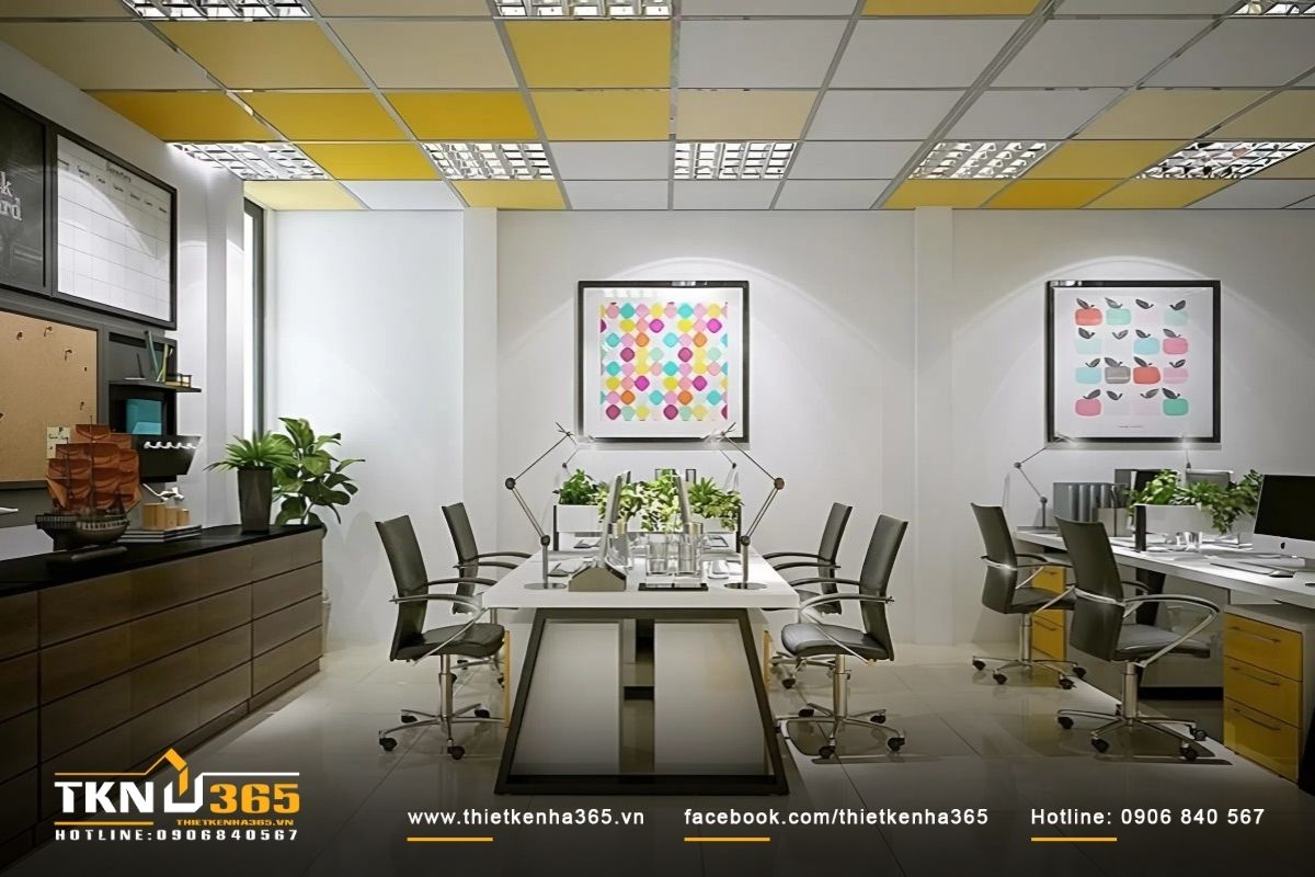 Thiết kế nội thất văn ph&ograve;ng l&agrave;m việc của nh&acirc;n vi&ecirc;n