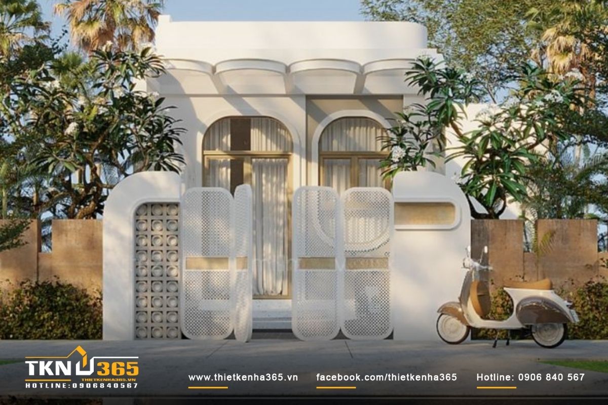 Mẫu nhà 1 tầng 60m2 đẹp hiện đại, chi phí rẻ