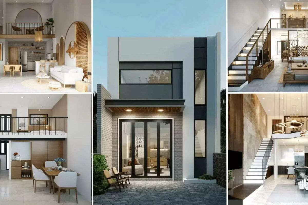 79+ Mẫu thiết kế nhà 2 tầng có gác lửng đẹp, hiện đại nhất 2026 9 Mẫu nhà 2 tầng có gác lửng 3 phòng ngủ