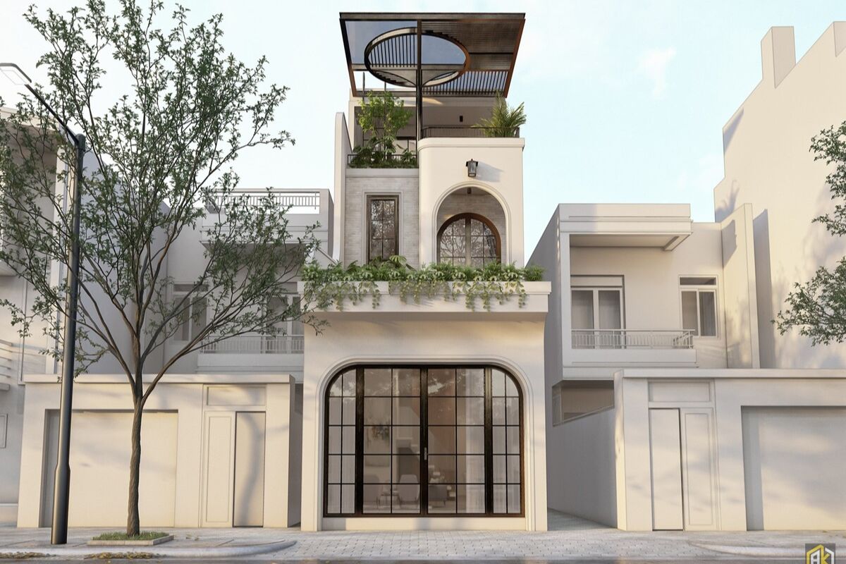 Mẫu nhà 40m2 phong cách Hiện đại ( Ảnh: Sưu tầm )