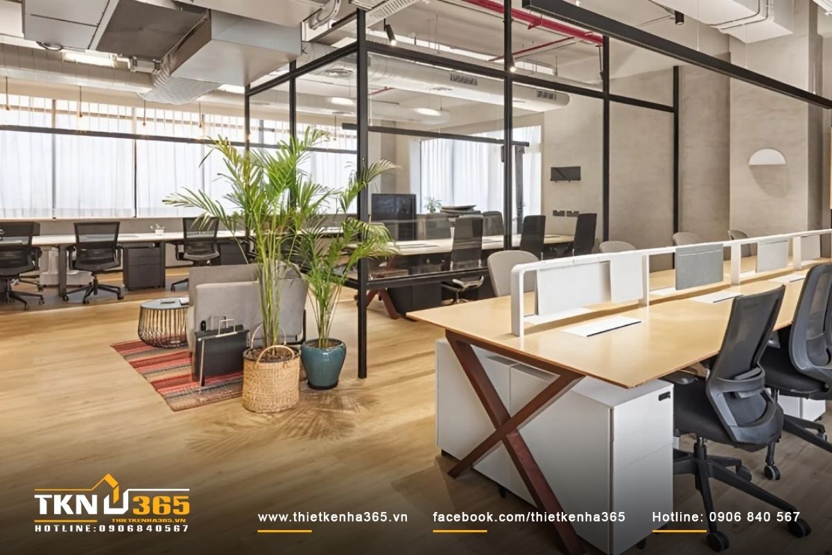 Nội thất văn ph&ograve;ng thể hiện văn h&oacute;a doanh nghiệp