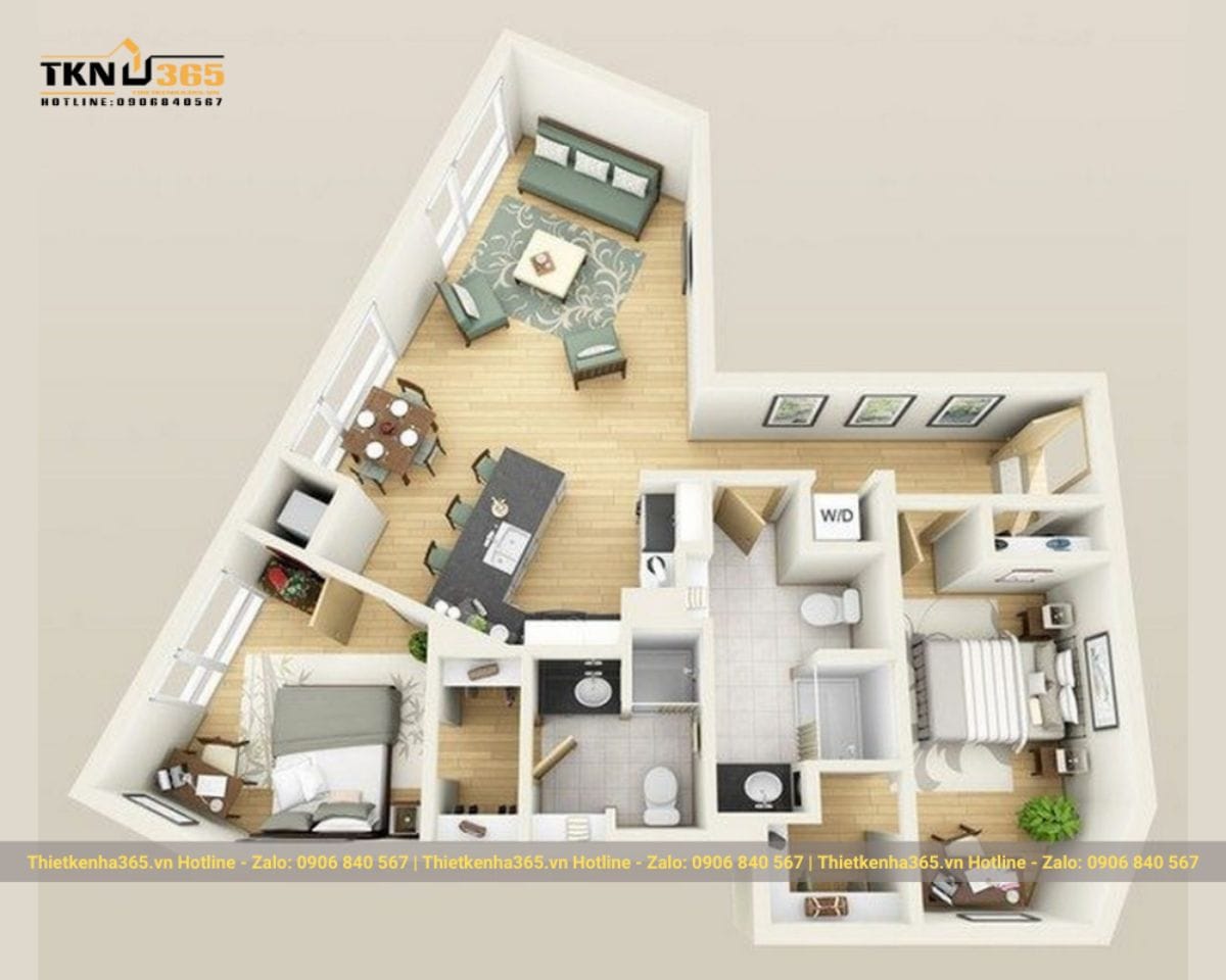 Thiết Kế Nhà 365 luôn bàn giao đầy đủ hồ sơ 2D - 3D - kỹ thuật - dự toán, đảm bảo khách hàng có thể thi công dễ dàng với bất kỳ đơn vị nào mà vẫn đúng bản vẽ gốc.