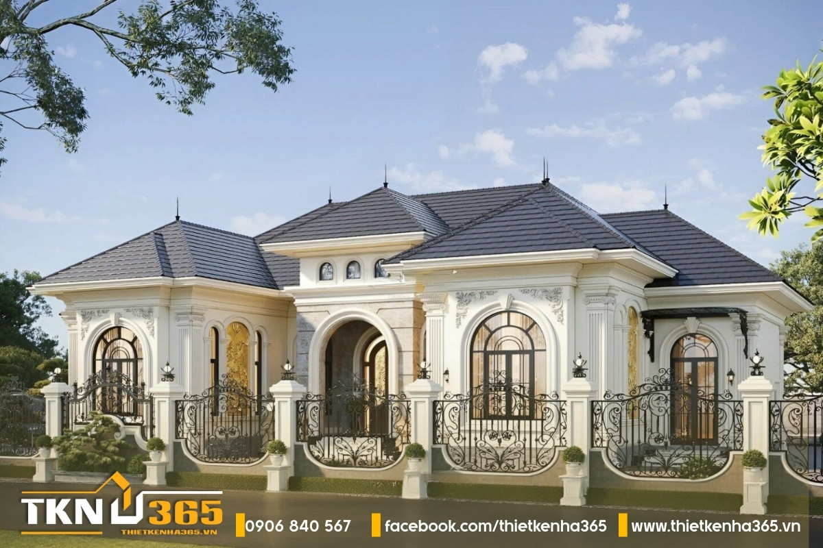 biệt thự mini 1 tầng