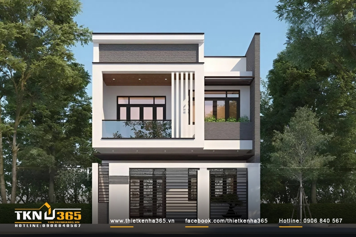 Thiết kế nhà 2 tầng hiện đại là lựa chọn hàng đầu của các gia đình