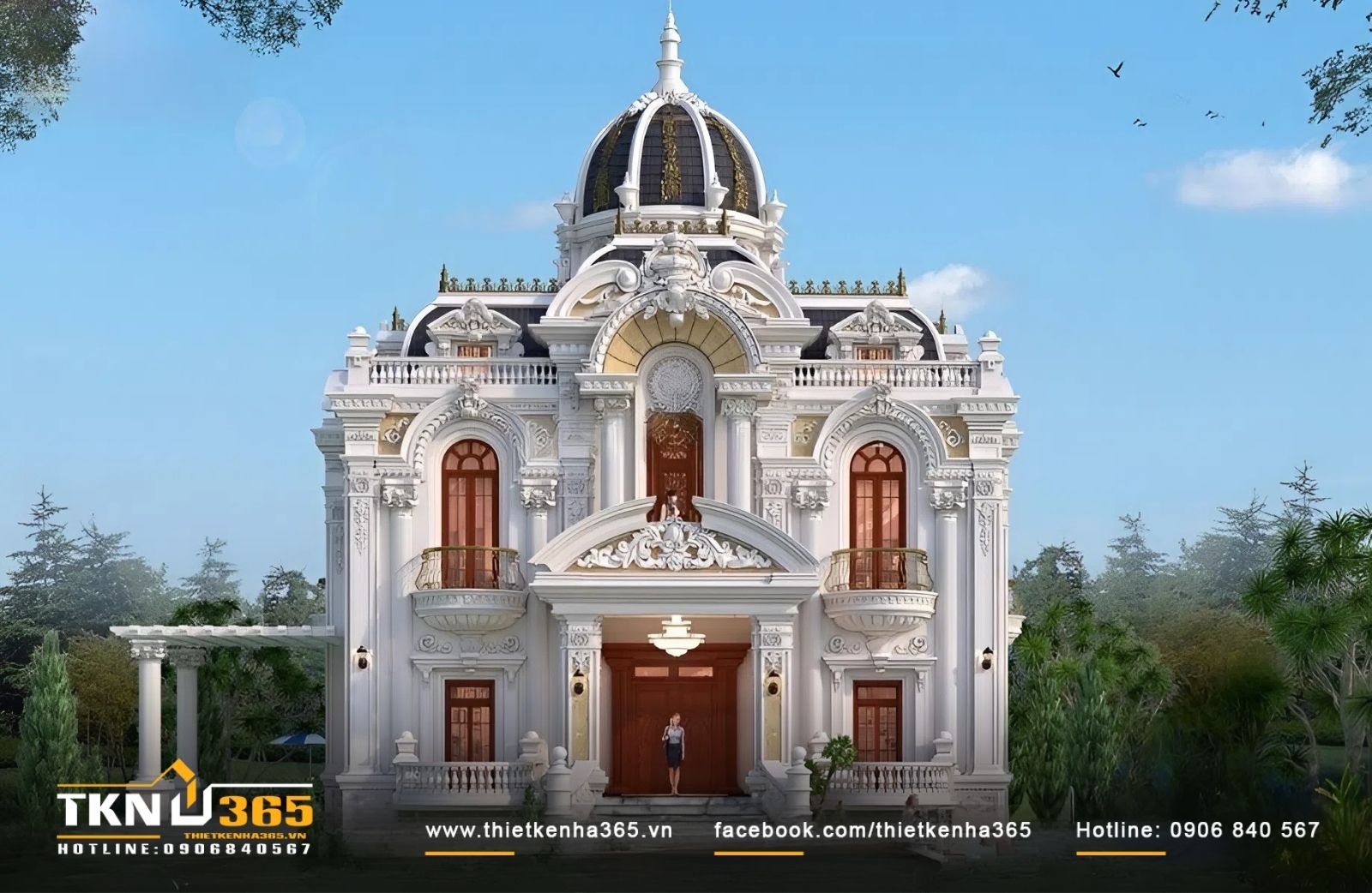 Kiến trúc ngoài của lâu đài thường được xây dựng từ đá hoặc gỗ chắc chắn và mạnh mẽ, với các tường dày và cửa ra vào lớn