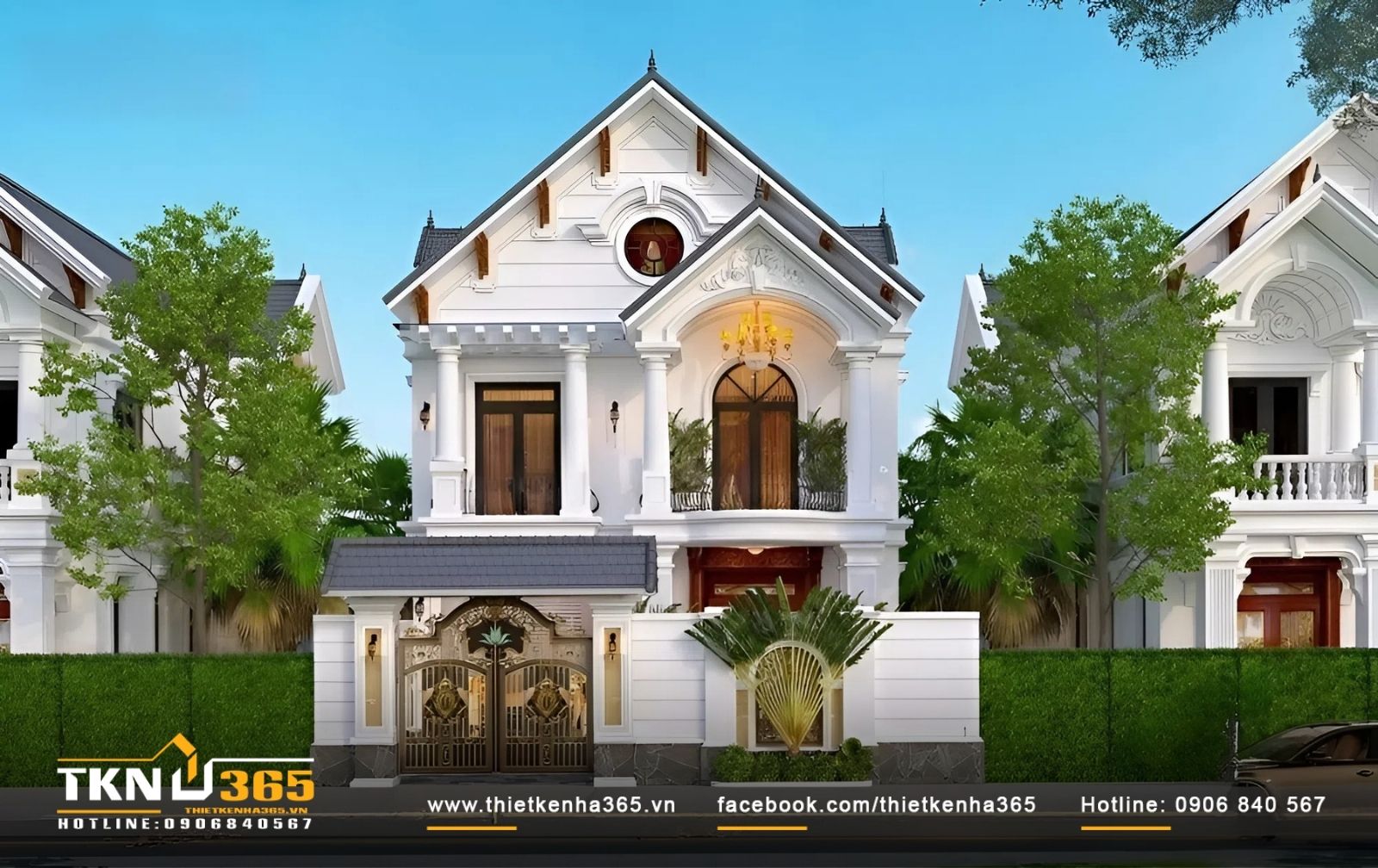 Biệt thự cổ điển mái thái là một dạng kiến trúc truyền thống có xuất xứ từ Thái Lan