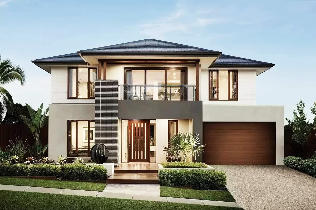 Mẫu nhà 2 tầng 3 phòng ngủ đẹp, thông thoáng Mẫu nhà 2 tầng 3 phòng ngủ đẹp, thông thoáng