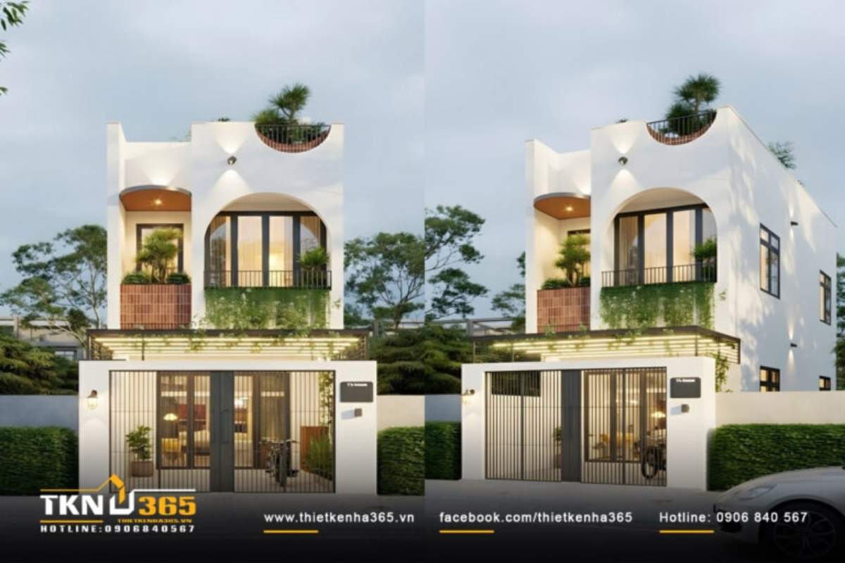 Mẫu nhà 2 tầng 70m2