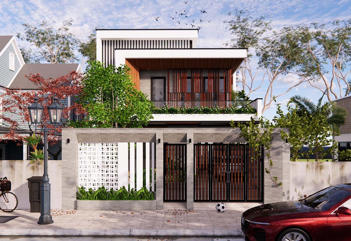 Một mẫu nhà 2 tầng 10m mà bao nhiêu người mơ ước Một mẫu nhà 2 tầng 10m mà bao nhiêu người mơ ước