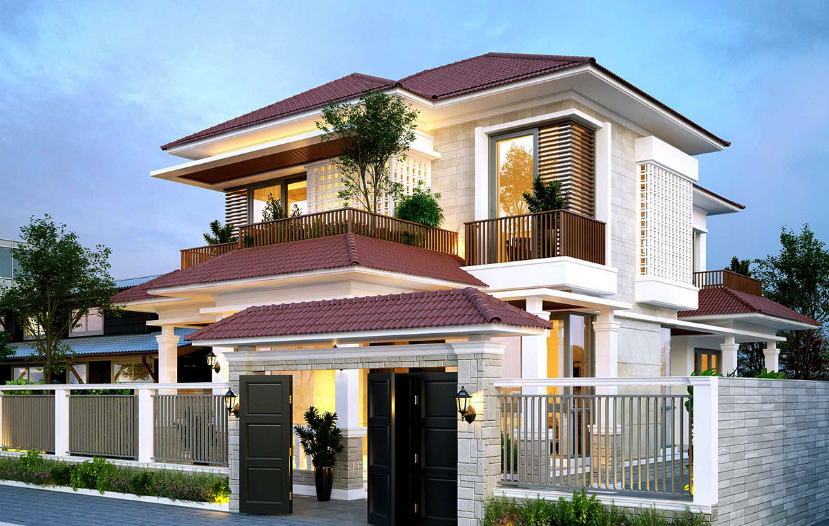 Nhà 2 tầng mặt tiền 10m sẽ mang đến không gian sống rộng rãi, thoải mái Nhà 2 tầng mặt tiền 10m sẽ mang đến không gian sống rộng rãi, thoải mái