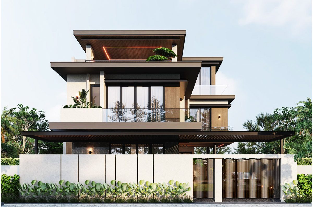 Đa dạng mẫu nhà 2 tầng mặt tiền 10m tại Thiết Kế Nhà 365 Đa dạng mẫu nhà 2 tầng mặt tiền 10m tại Thiết Kế Nhà 365