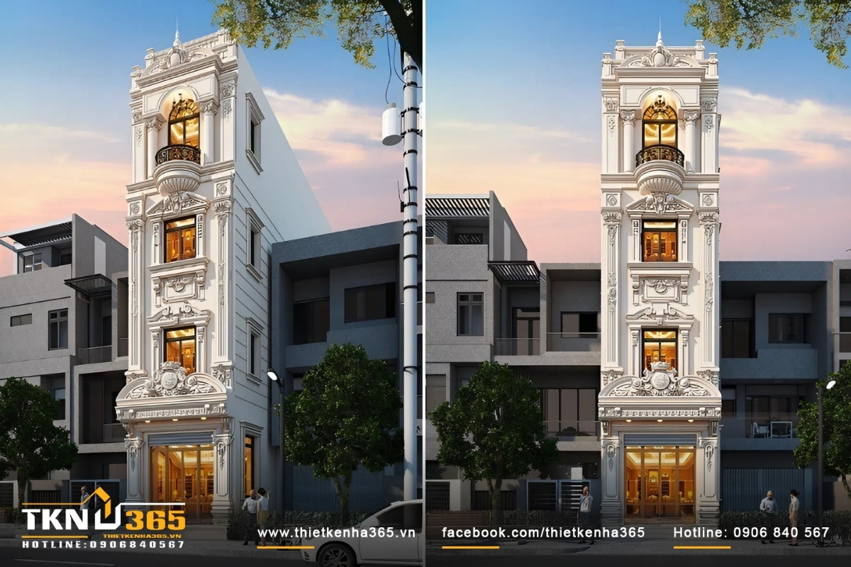 Mẫu thiết kế nhà phố cổ điển là gì?