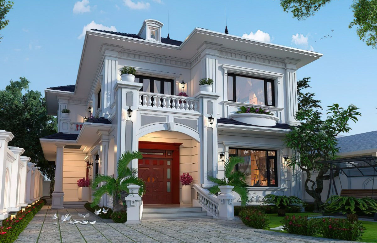 Mẫu nhà ống 2 tầng 3 phòng ngủ đẹp diện tích 5x20 tinh tế, sang trọng Mẫu nhà ống 2 tầng 3 phòng ngủ đẹp diện tích 5x20 tinh tế, sang trọng