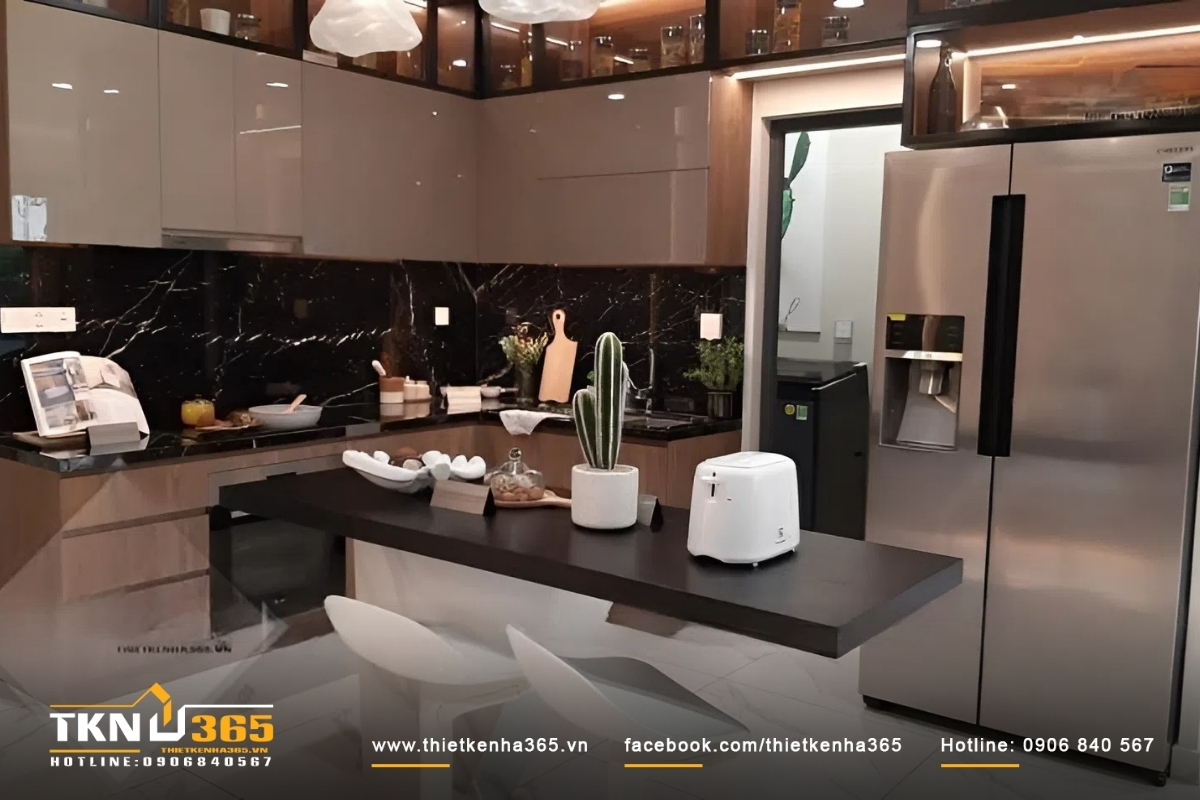 Nội thất không gian phòng ngủ thiết kế cho mẫu nhà ống 3 tầng