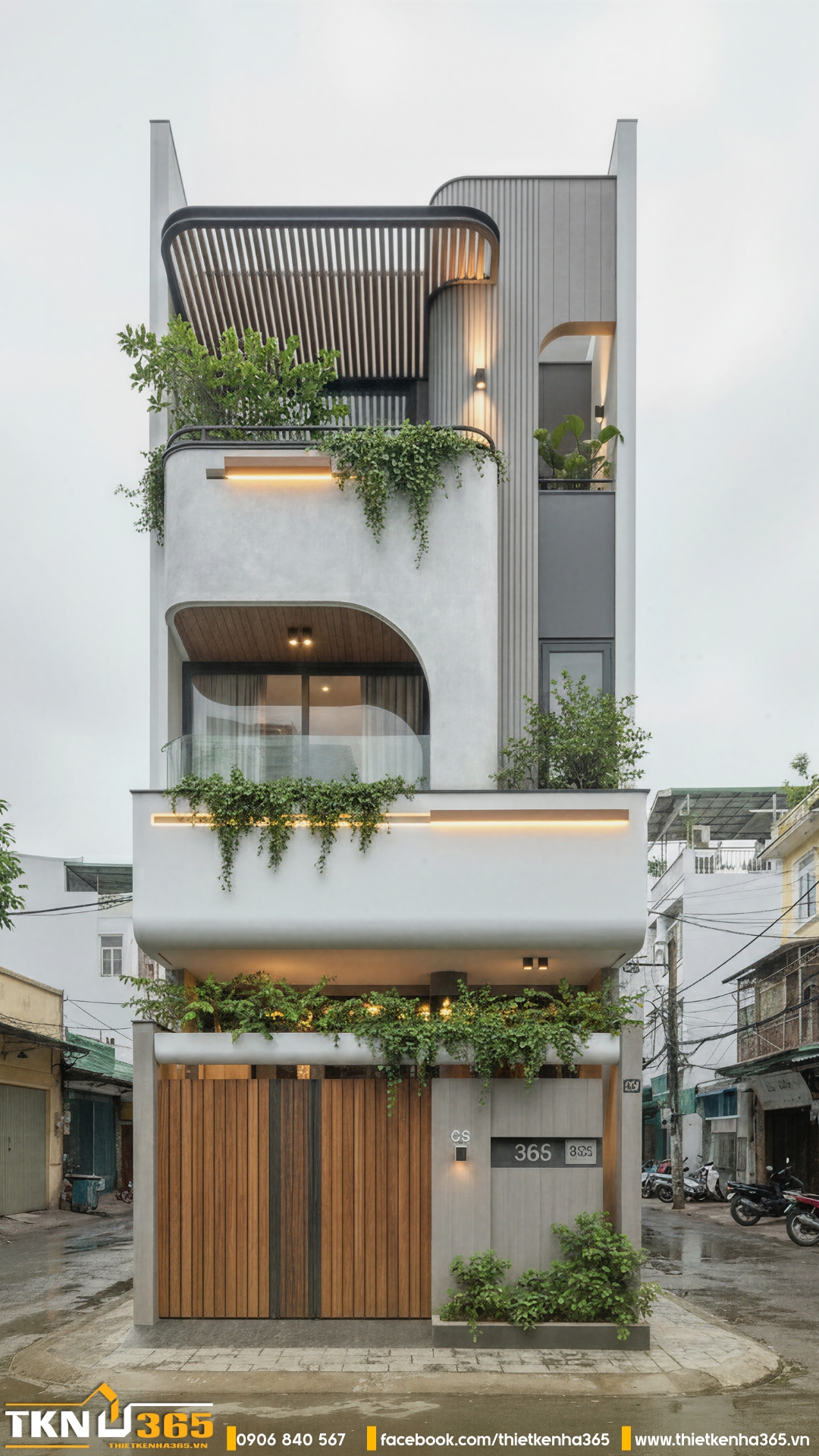 Mẫu nhà ống 3 tầng