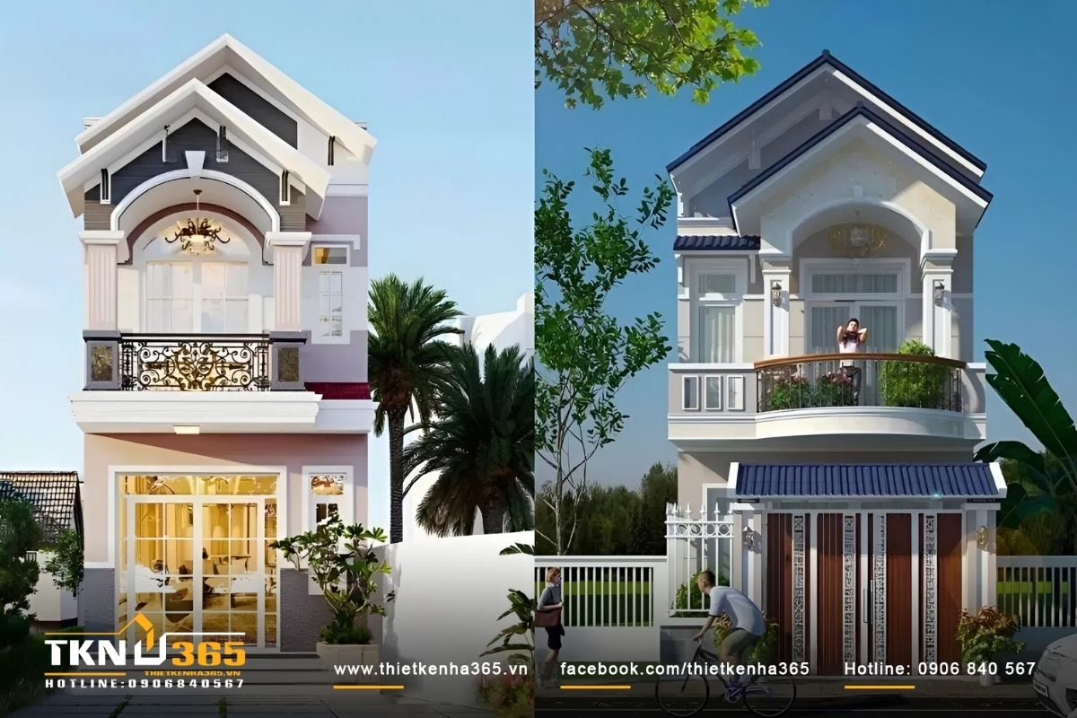 Mẫu nh&agrave; ống m&aacute;i Th&aacute;i đẹp hiện đại ở th&agrave;nh phố, được y&ecirc;u th&iacute;ch nhất