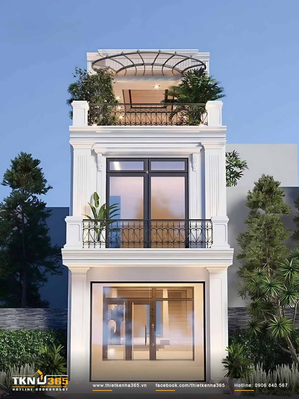 Thiết kế nh&agrave; ống 2 tầng thu h&uacute;t người xem từ c&aacute;i nh&igrave;n đầu ti&ecirc;n nhờ mẫu đẹp lạ mắt