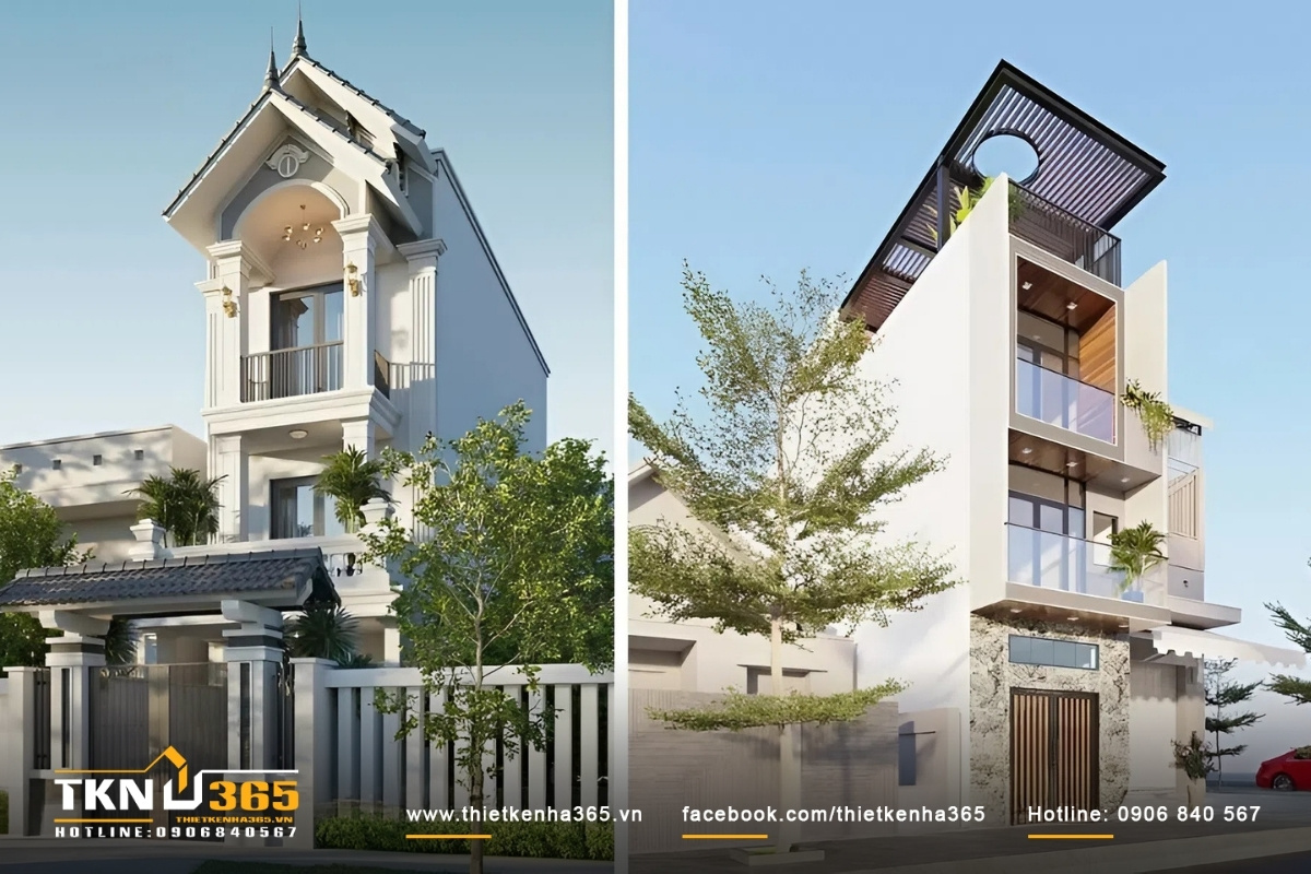 Mẫu thiết kế nh&agrave; ống 3 tầng đẹp, độc đ&aacute;o v&agrave; gần gũi với thi&ecirc;n nhi&ecirc;n