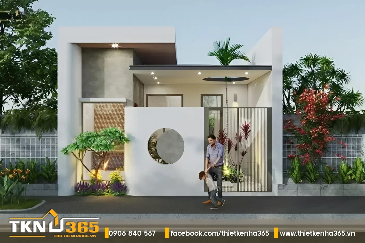 Mẫu nhà 50m2 độc đáo, sang trọng