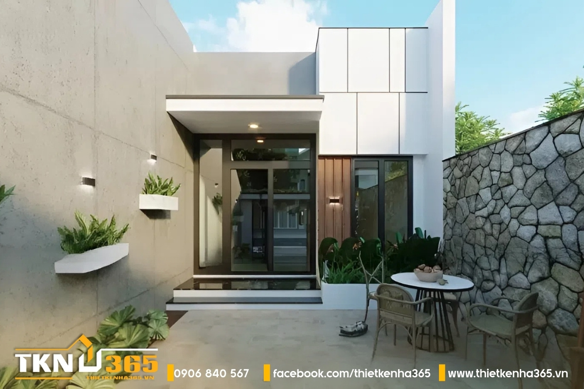 Đơn vị thiết kế nhà 1 tầng 50m2