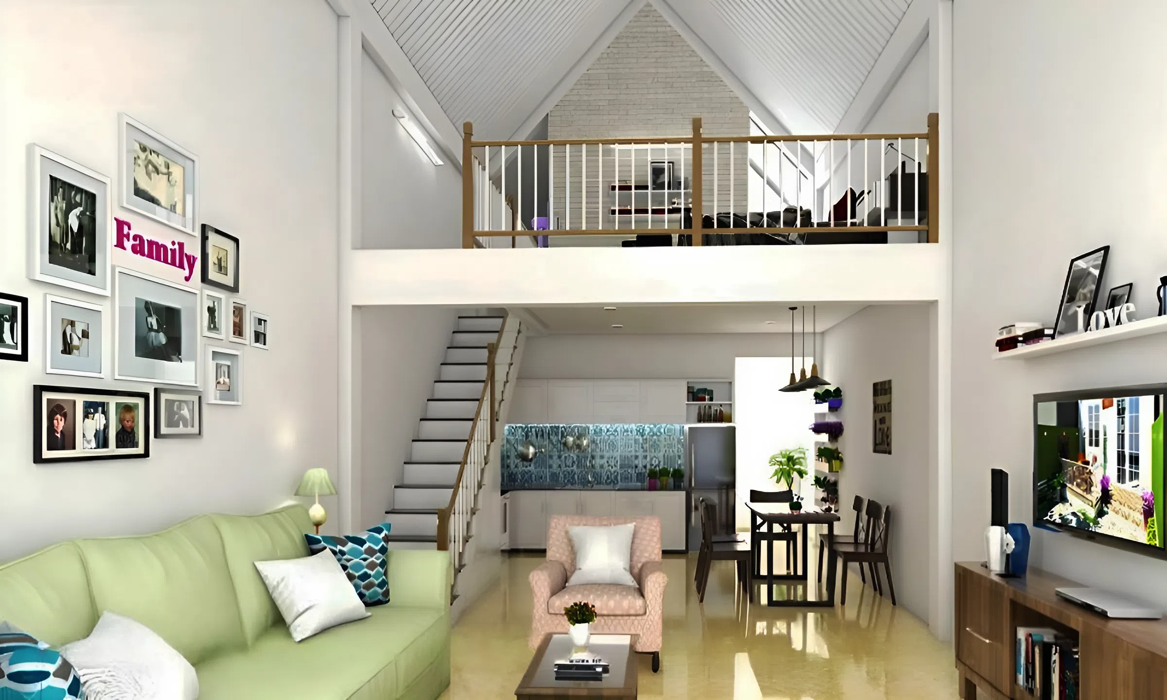 79+ Mẫu thiết kế nhà 2 tầng có gác lửng đẹp, hiện đại nhất 2026 14 Nhà 2 tầng gác lửng có một số ưu và nhược điểm riêng (ảnh: sưu tầm)