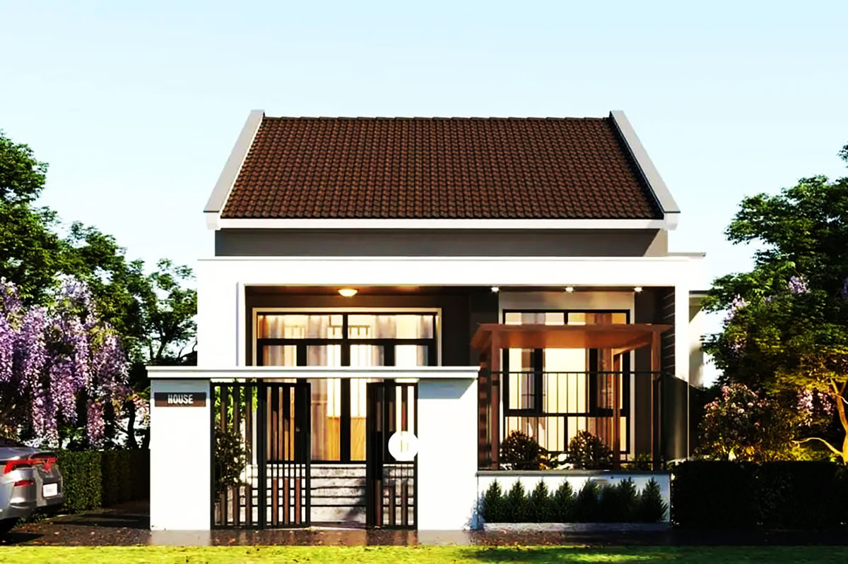 Nhà cấp 4 ngang 8m diện tích 8x12m phù hợp cho gia đình nhỏ (ảnh sưu tầm) Nhà cấp 4 ngang 8m diện tích 8x12m phù hợp cho gia đình nhỏ (ảnh sưu tầm)
