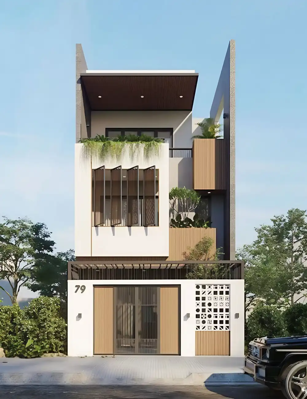 30+ Mẫu thiết kế nhà mặt tiền 6m 2 tầng HOT nhất năm 2026 17 nha-mat-tien-6m-2-tang-13