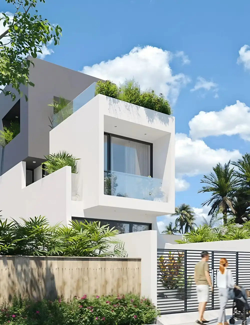 30+ Mẫu thiết kế nhà mặt tiền 6m 2 tầng HOT nhất năm 2026 3 nha-mat-tien-6m-2-tang-25