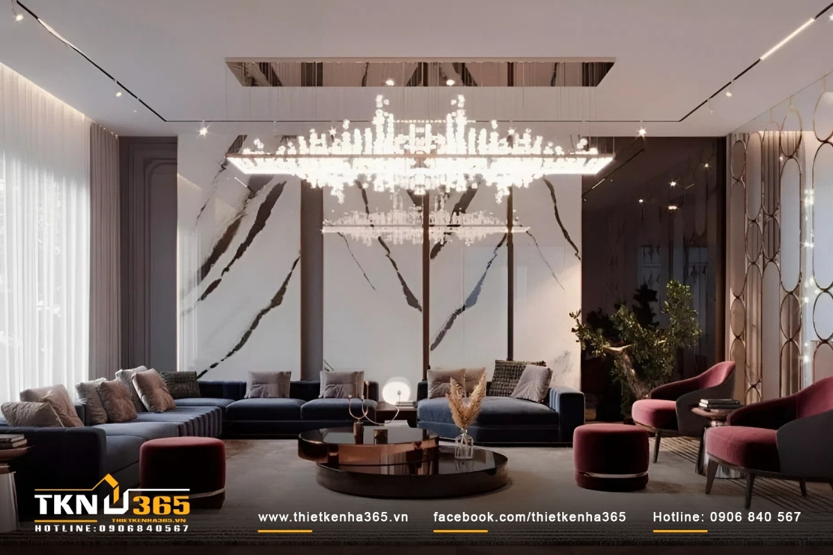 phong cách nội thất luxury