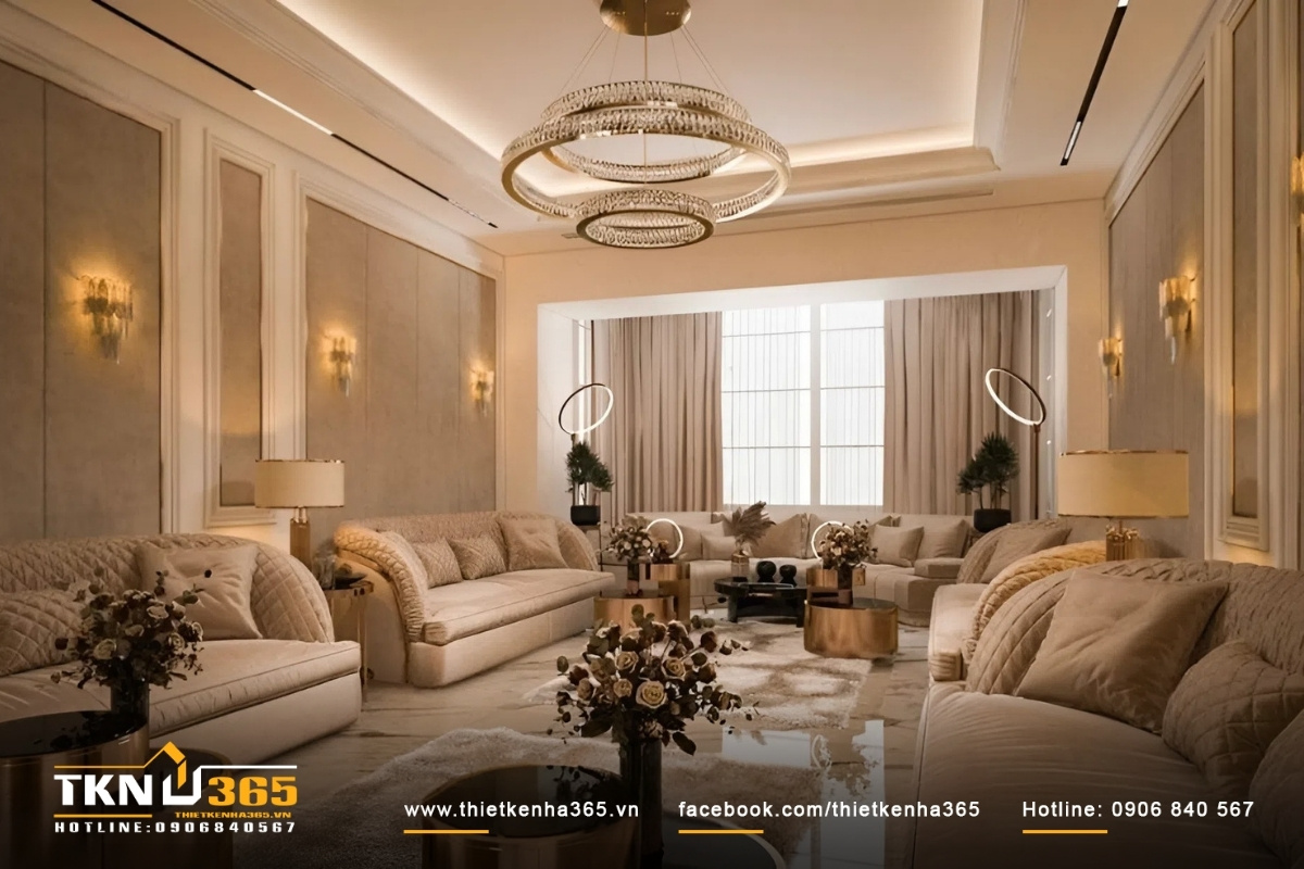 phong cách nội thất luxury