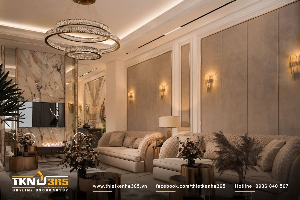 phong cách nội thất luxury