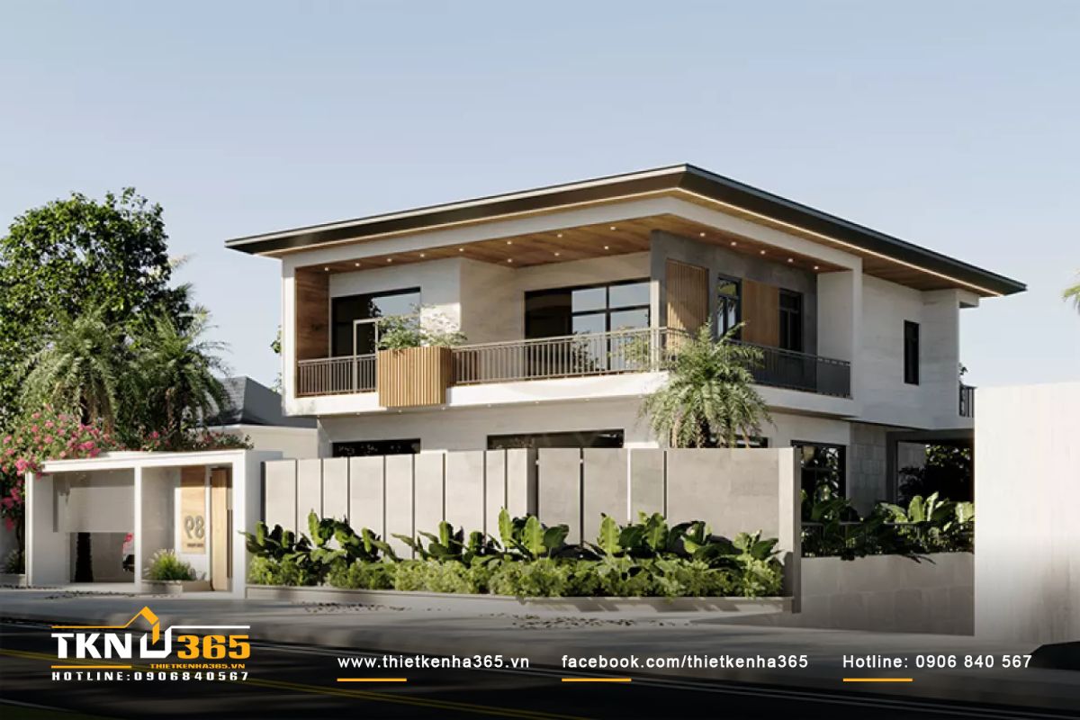 Ưu/ nhược điểm của kiến trúc biệt thự 2 tầng mái bằng