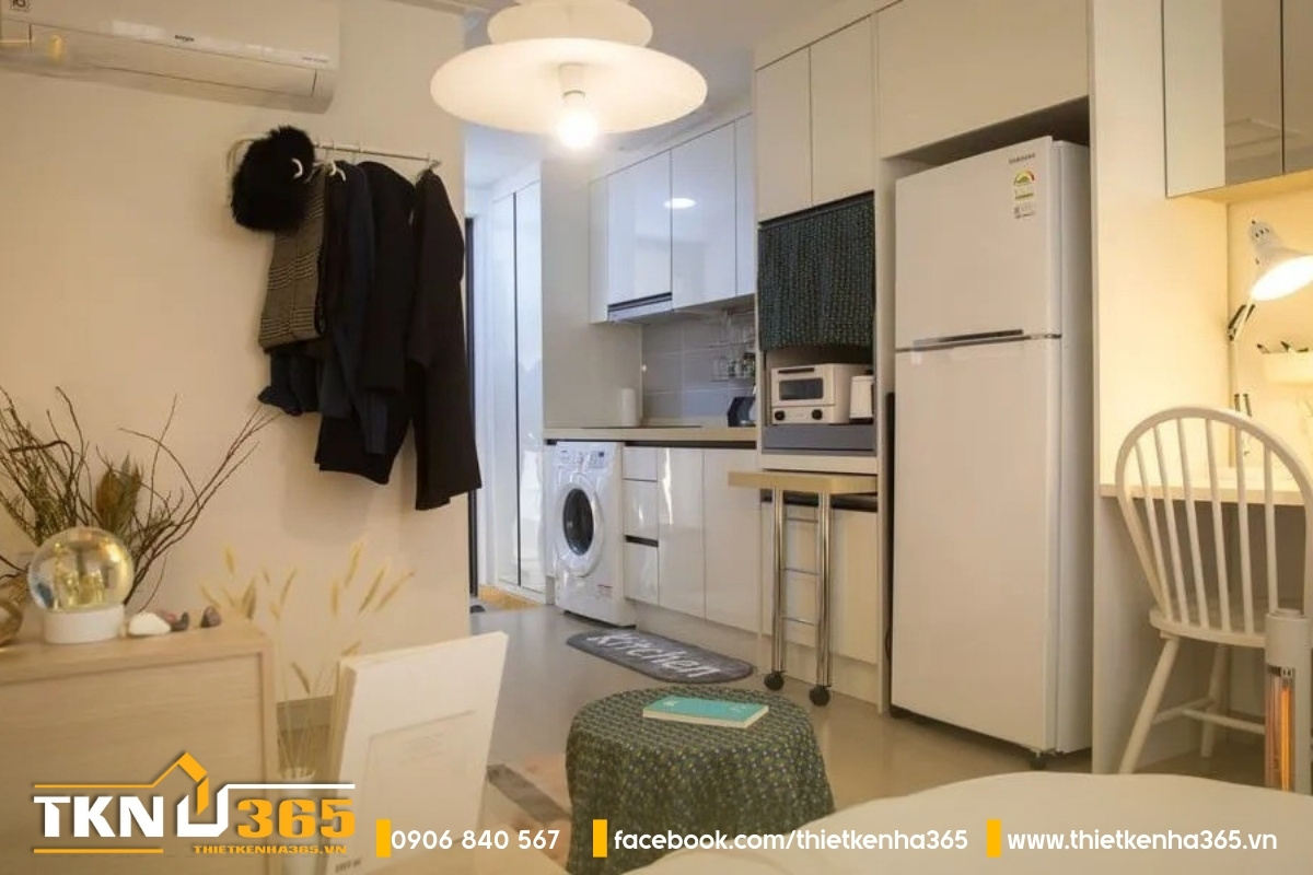 thiết kế mẫu nh&agrave; 16m2