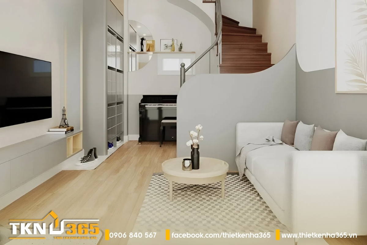 mẫu thiết kế nh&agrave; 16m2