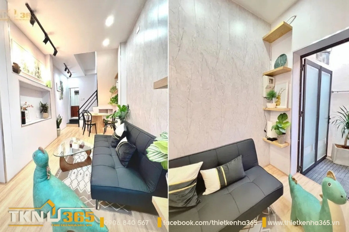 Thiết kế nhà nhỏ 16m2