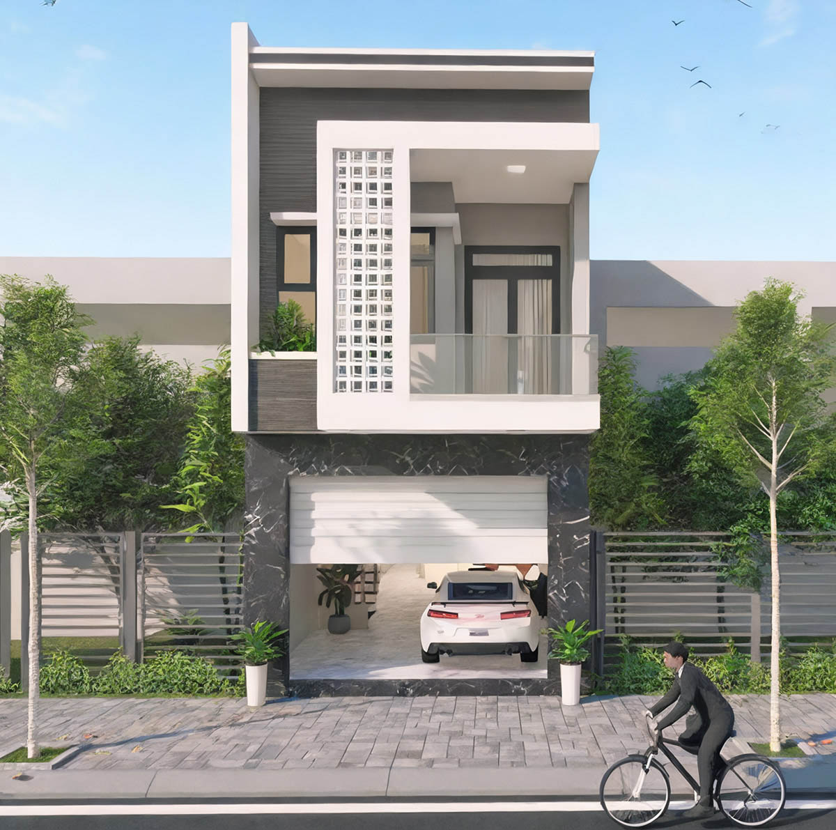 Phong cách thiết kế nhà ống 50m2 2 tầng có ảnh hưởng lớn đến tổng chi phí