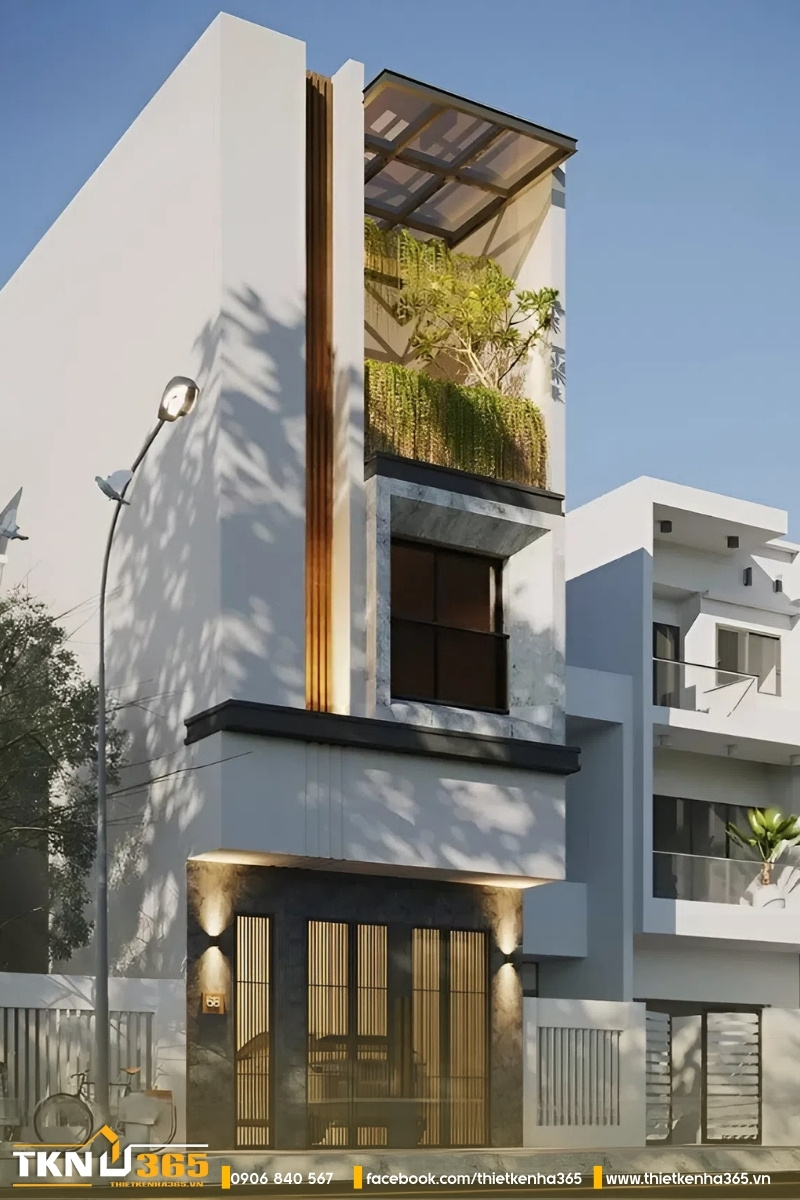 Mẫu thiết kế nhà ống 60m2 3 tầng tiện nghi. độc đáo