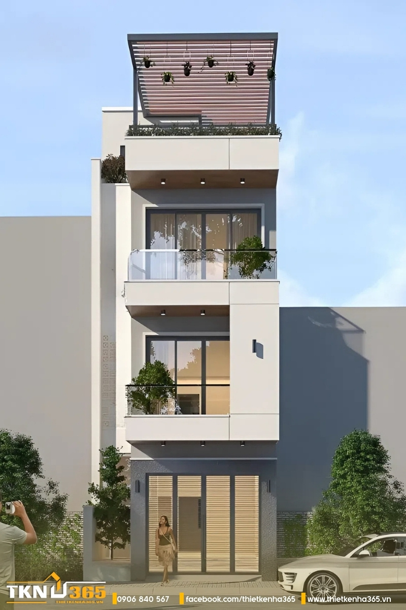 Mẫu thiết kế nhà 3 tầng 60m2 đẹp