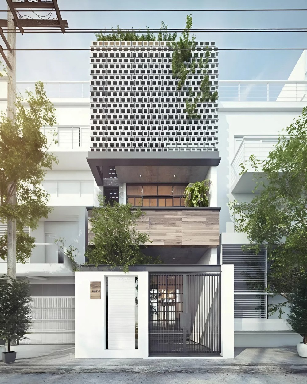 Mẫu thiết kế nhà 40m2 3 tầng 7