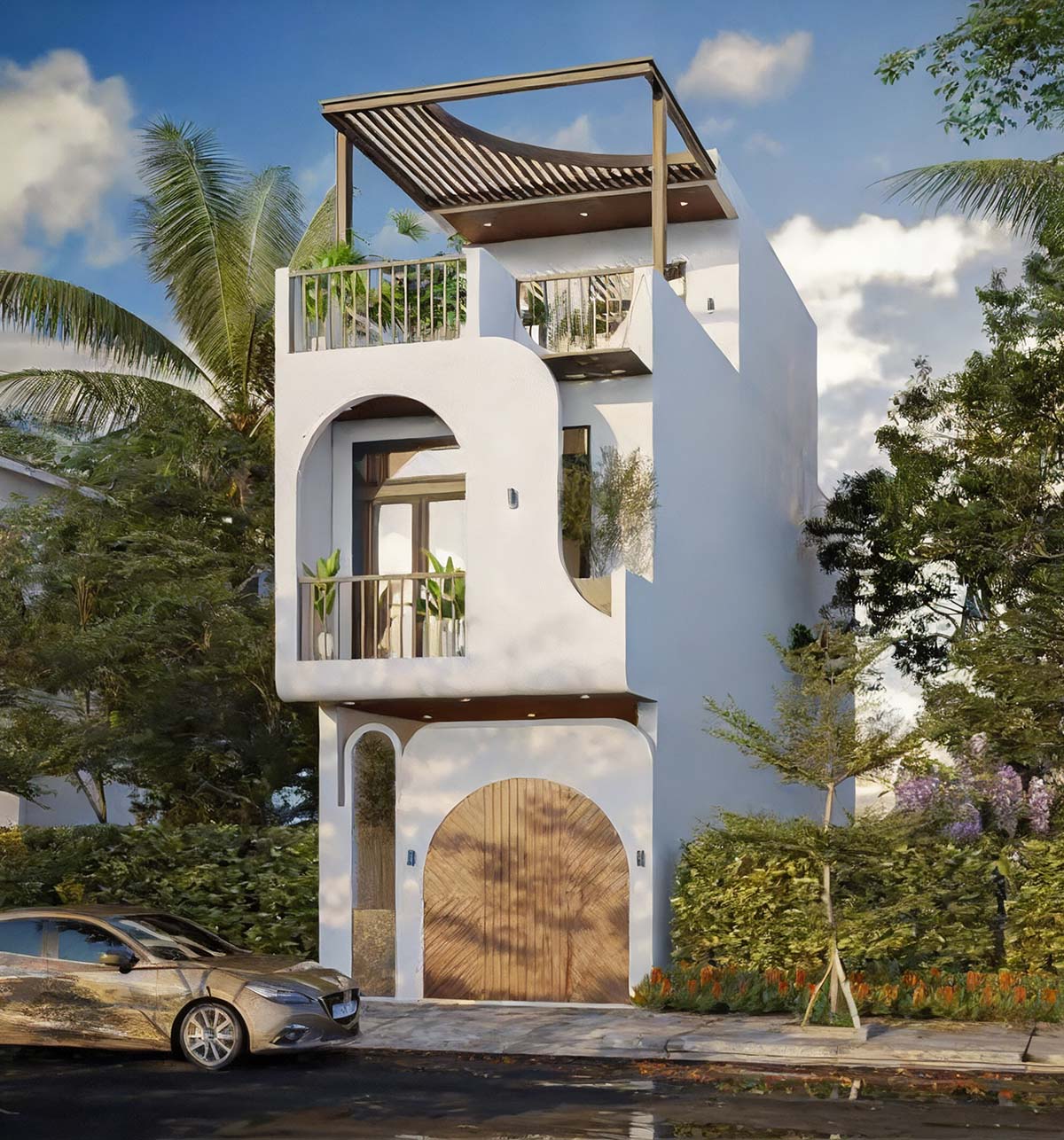 Ngôi nhà 6x15m phong cách hiện đại không chỉ là nơi ở lý tưởng mà còn là biểu tượng của sự tinh tế.