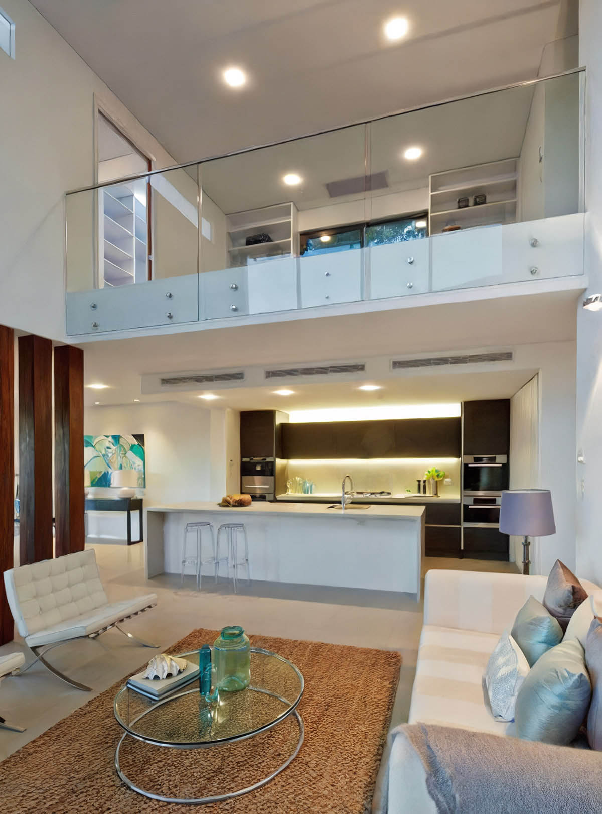 Thiết kế nội thất nhà ống 2 tầng có gác lửng cho vợ chồng trẻ