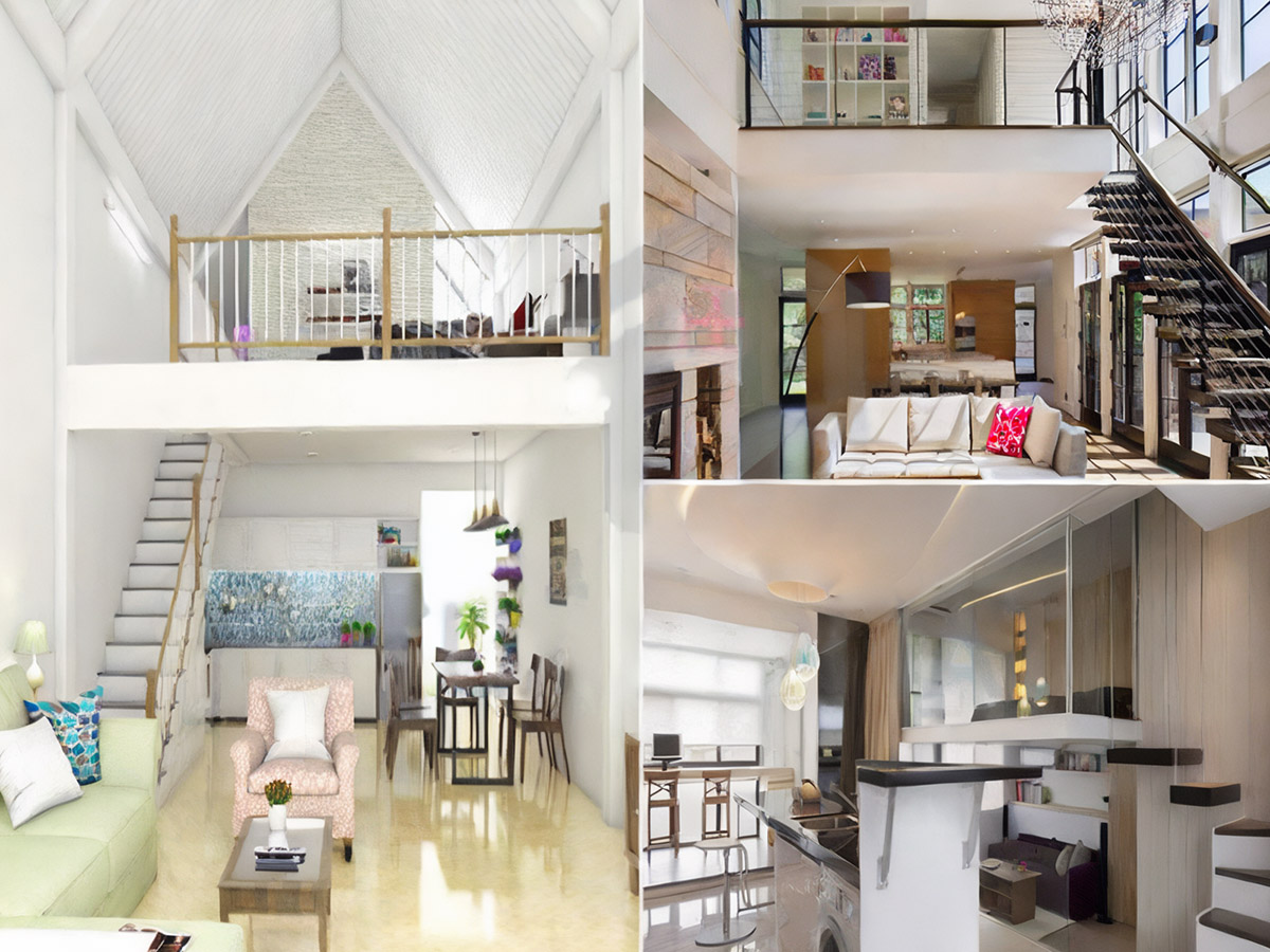 Các loại tầng lửng nhà phố 2 tầng